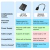 BlueRigger 1x3 Toslink Digital Fiber Optic Audio Splitter 1 Male