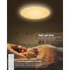 Bowfar LED Ceiling Light, 24 W Round Ceiling Light Flat