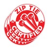 Zip Tie Certified Funny Stickers - Technician Decal (3, 3x3