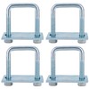 MYZHRE 4 Pcs Leaf Spring Clamp Kit, Fits Up To