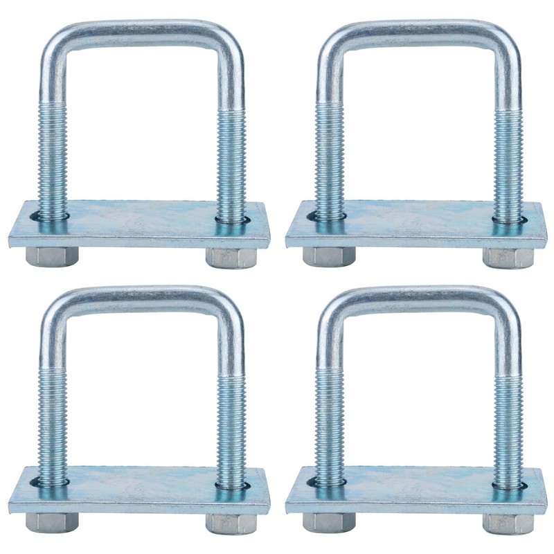 MYZHRE 4 Pcs Leaf Spring Clamp Kit, Fits Up To