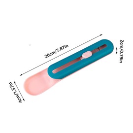Cat Strip Squeeze Spoon, Multi Functional Pet Spoons Cat Feeder, 2pcs Cat Wet Food Spoon Pet Food Spoon for Lickable Wet Cat Treats Pet Liquid Snack Feeding(dark green+pink