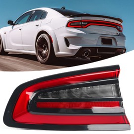 VLINCAR for Dodge Charger Outer Tail Light Assembly 2015 2016 2017 2018 2019 2020 2021 Factory OEM Taillights LED Rear Brake Light Tail Lamp Left Driver Side LH 68213145AC