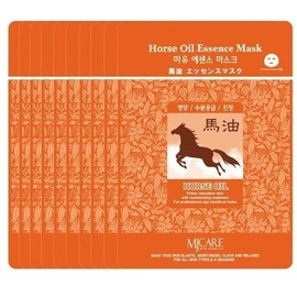 100 Seed Horse Oil Essence Mask Pack Skin Nourishing Soothing Sheet Pack / 100매마유에센스마스크팩피부영양진정시트팩