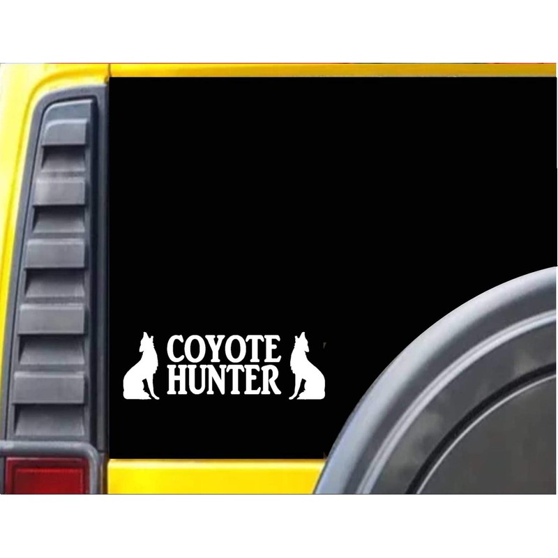 EZ-STIK Coyote Hunter *H940* 8 inch Sticker Decal Predator Decoy