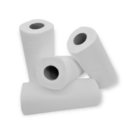 HMH Kitchen Roll 3-Ply Kitchen Rolls 51 Sheets per Roll Kitchen Paper 26 x 22 cm Household Rolls Made of Cellulose Bright White Kitchen Towels Paper Household Roll (4)