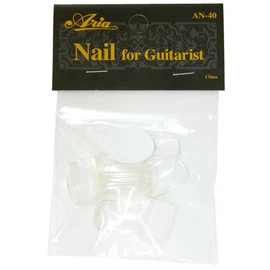 ARIA AN-40 SET Nail Tips Set, 3 Pieces of Each Size, Total of 21 Pieces