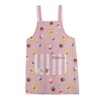Salonge Rilakkuma Apron, For Children, Transfer, H-Shaped, Pink, 59.1 inches