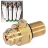 M18x1.5 Thread CO2 Cylinder Refill Adapter Pin Valve Converter Accessories