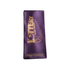 StoreSMART - Lotto Ticket Holders - Single Pack - 4"x9" Plastic LT Purple