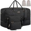 WELIDAY Weekender Bag for Women, 5 Pcs Set Carry on