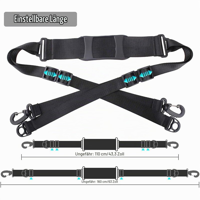 Scooter Carry Strap, Universal Adjustable Carry Strap, Hand Carry Handle