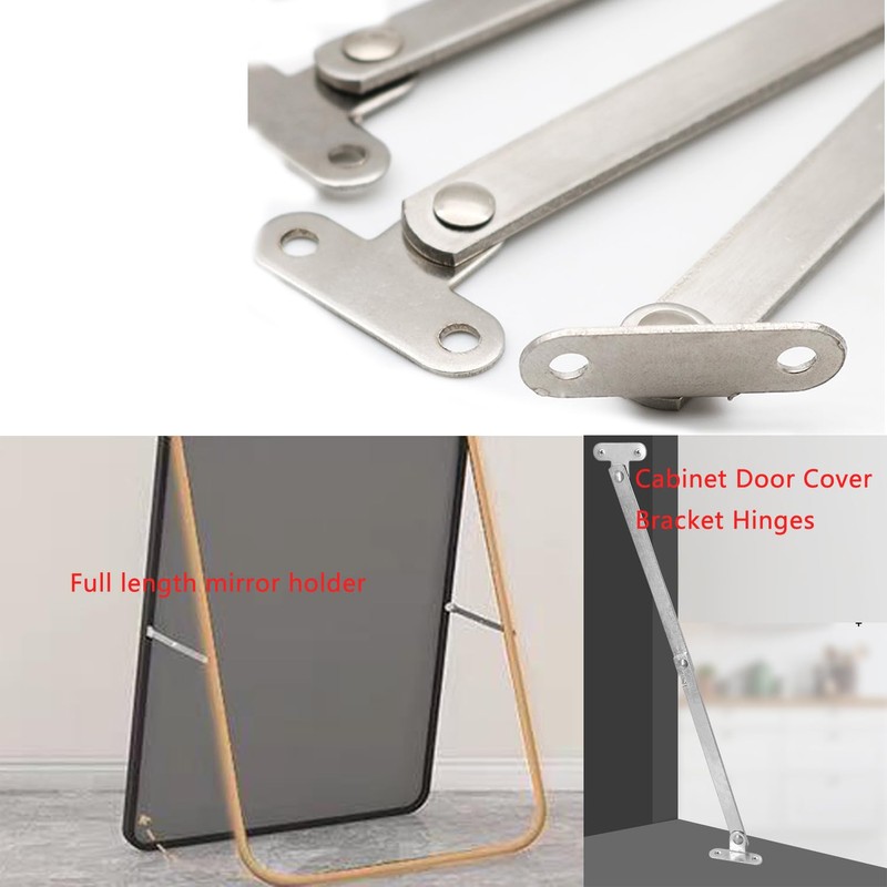 UtySty 2 Pack Folding Lid Support Hinge Drop Lids Stay