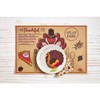 Mud Pie Thanksgiving Paper Placemat and Napkin Set, 12 1/2"