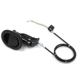 KUANYUOO Plastic Pull Recliner Handle 3" by 3.5" with Cable (Total 36", Exposed Adjustable 4.5" to 4.9"), Fits Ashley Lazy Boy and Most Recliner Brands Couch Sofa Chair