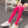 DRESHOW Extra Long Pink Thigh High Socks Long Boot Stockings