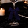 Gift Wrap Bows, 50Pcs 3.3 Inch Navy Blue Pre-Tied Bows