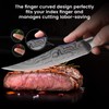 CoquusAid Steak Knives Set of 8, 4.8 Inch Straight Edge
