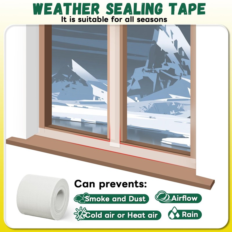 Window Sealing Tape, Window AC Insulation Air Conditioner Seal Around