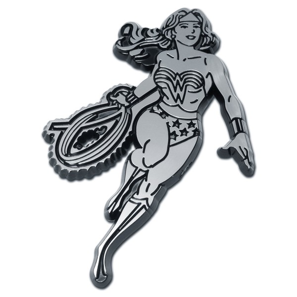 Elektroplate Wonder Woman Figurine Chrome Auto Emblem