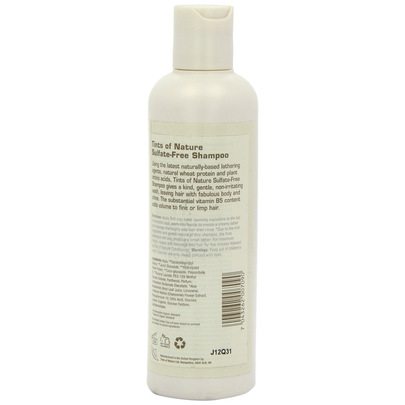Tints of Nature Natural and Organic, Vegan Friendly, Sulfate-Free Shampoo,