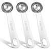 Ouligay 3Pcs 5ml Teaspoon Measuring Spoons Stainless Steel Teaspoon Measure