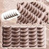 Brown Eyelash Clusters Manga Lash Clusters Spiky Cluster Eyelash Extensions