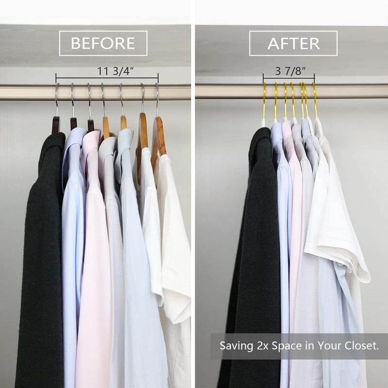 MIZGI Premium Velvet Hangers Pack 30 Pcs Heavyduty - Non