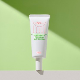 Aisoie 슈퍼 마일드 카밍 선크림 SPF50+ PA+++ 55ml눈시림없는선크림 Super Mild Calming Sunscreen SPF50+ PA+++ 55ml No Stinging Sunscreen