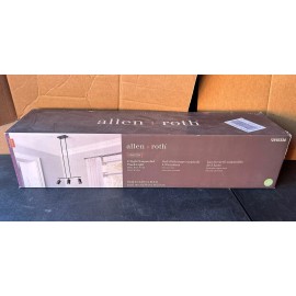 Allen + Roth Mason 3-Light Dimmable LED Track Light Black #KMH0303H-2