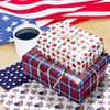 MORAINJAY 12 Sheets 4th of July Gift Wrap, USA Flag