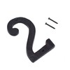 WIGANO 5.5"Hotel House Door Numbers Cast Iron Black (2 (Two))