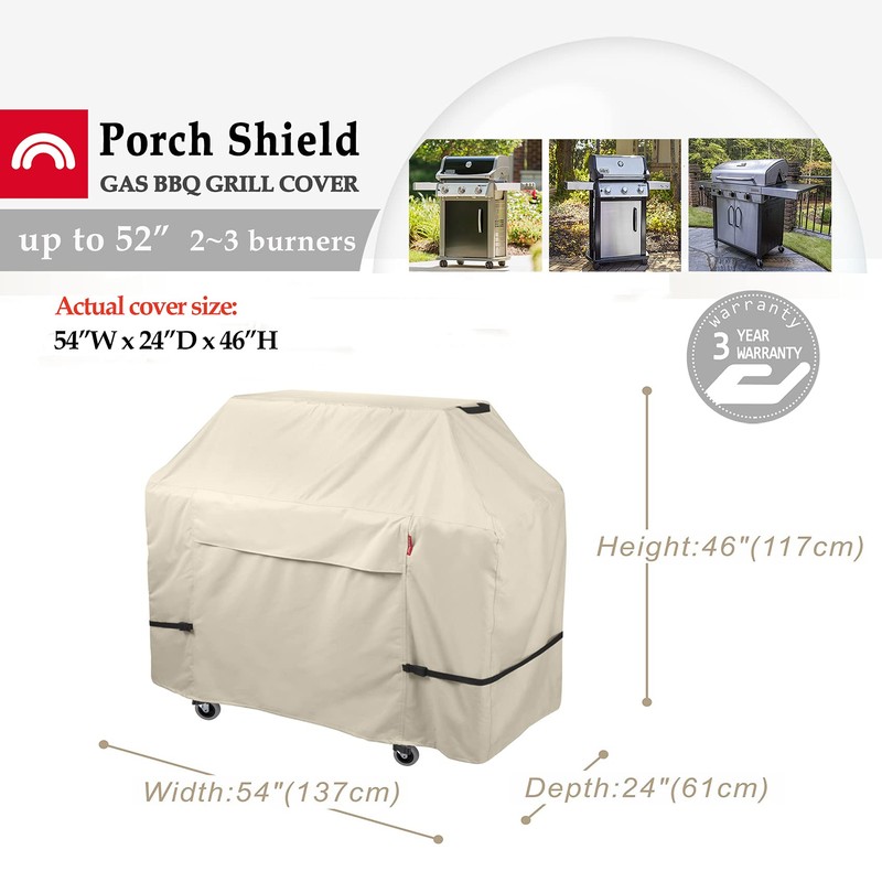 Porch Shield 54W x 24D x 46H inch Premium Gas