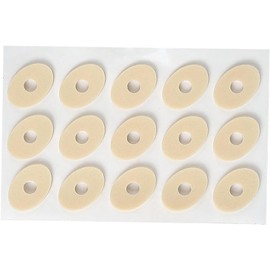 Off White Corn Pads For Toes Soft Foam Callus Cushions, Latex Foam, 1 inch square, Water Resistant, Foot Cushions, Corn and Callus Remover Cushions