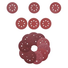 zalati Sanding Discs 100 Pieces Sandpaper 8-Hole Sandpaper for Orbital Sanders, 5 Inches (60-2000 Grit)
