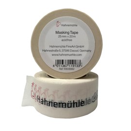 Hahnemühle Masking Tape Waterproof Washi Tape Watercolor 20 Meters Long (White, 25mm)