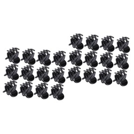 Baluue 48pcs Mini Jaw Clips for Women Black Hair Clips Non- Hair Accessories for Easy Styling and Seasons
