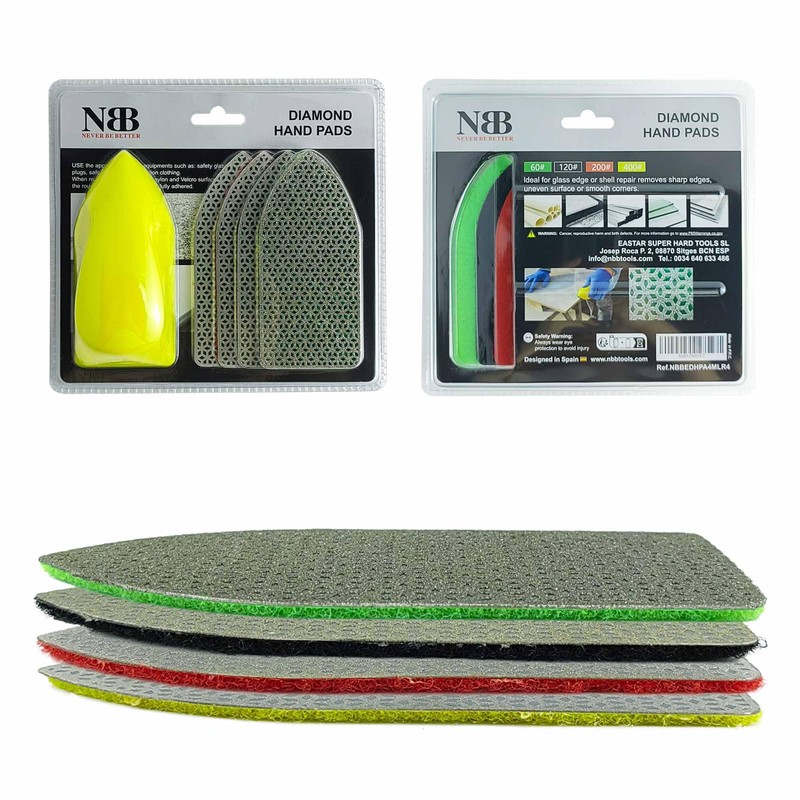 NBB Diamond Hand Sanding Pad for Grinding or Polishing Diamond