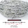 YAGJIA Barbed Wire 50 Ft, 4 Point Barbed Wire Fence,