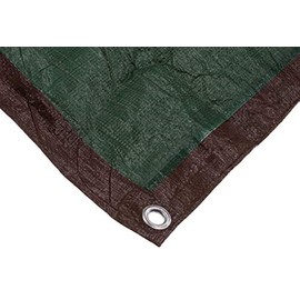 Erickson 57034 Reversible Brown/Green Mid-Grade Poly Tarp, 12' x 20', 1 Pack