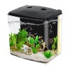 AQUANEAT Aquarium Fish Tank 1.2gal Small Betta Tank Starter Kit