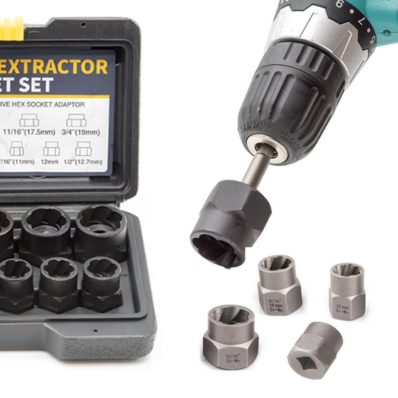 Yuiturt 14-Piece Nut Remover Set - Screw Extractor Set with