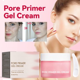 2 Stück Pore Primer Gel Cream, Pore Base Gel Cream Make-Up Primer For The Face Pore Shrink Cream Make-Up Basis Concealer Cream, Poren Gleichmäßiger Hautton Primer Gel Creme Für Alle Hauttypen Geeignet