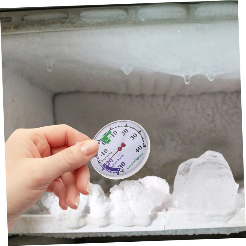 iplusmile Refrigerator Freezer Dial Thermometer High Precision Low Indicator for