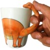 3D Dinosaur Novelty Mugs, Cute Cartoon Ceramic Coffee Mugs &