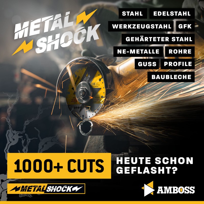 Anvil Diamond Cutting Disc Metal Shock for Metal/Steel/Stainless Steel –