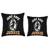 Jump Rope Jumper Skipping Exercise Jumping Rope Throw Pillow