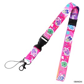 BANDAI Tamagotchi Neck Strap, Pink, Recommended Ages: 6 years and up, Tamagotchi Paradise