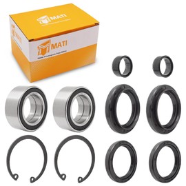 Front Wheel Bearings & Seals Kits for Honda FourTrax 300 Rancher 350 400 420 Only for 4x4 91209-HN2-003 91256-HC5-003 91051-HC5-003
