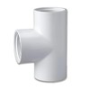 PVC Tee Pipe Fitting Sch 40-3/4 Inch FNPT x 3/4
